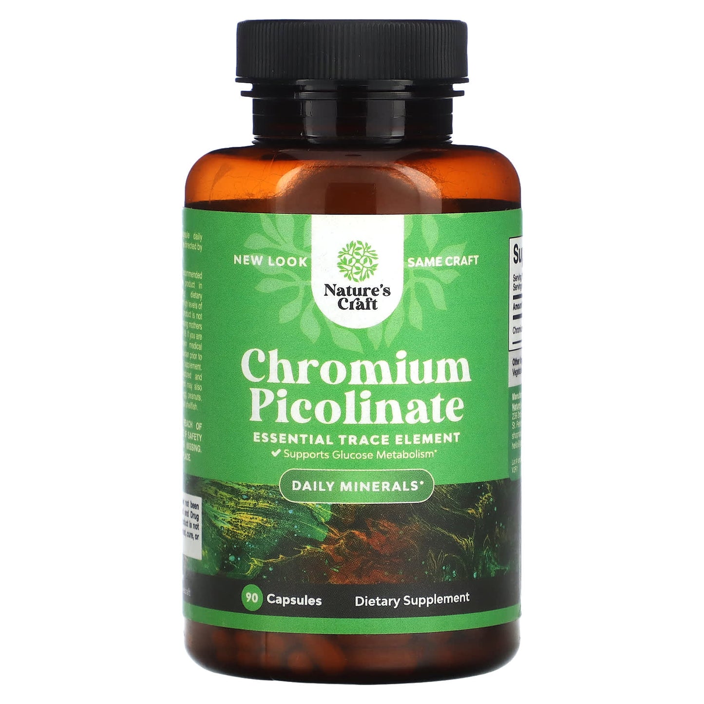 Nature's Craft, Chromium Picolinate, 200 mcg, 90 Capsules - Image 1