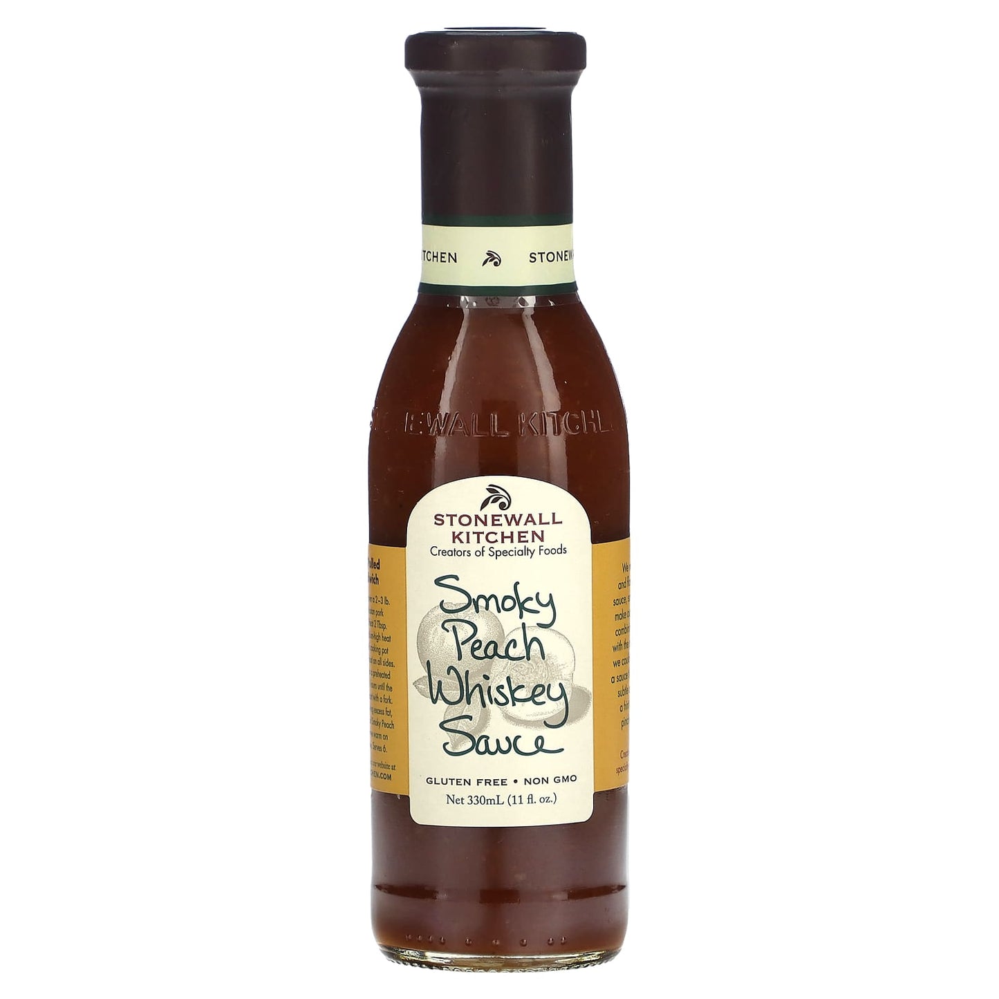 Stonewall Kitchen, Smokey Peach Whiskey Sauce, 11 fl oz (330 ml) - Image 1