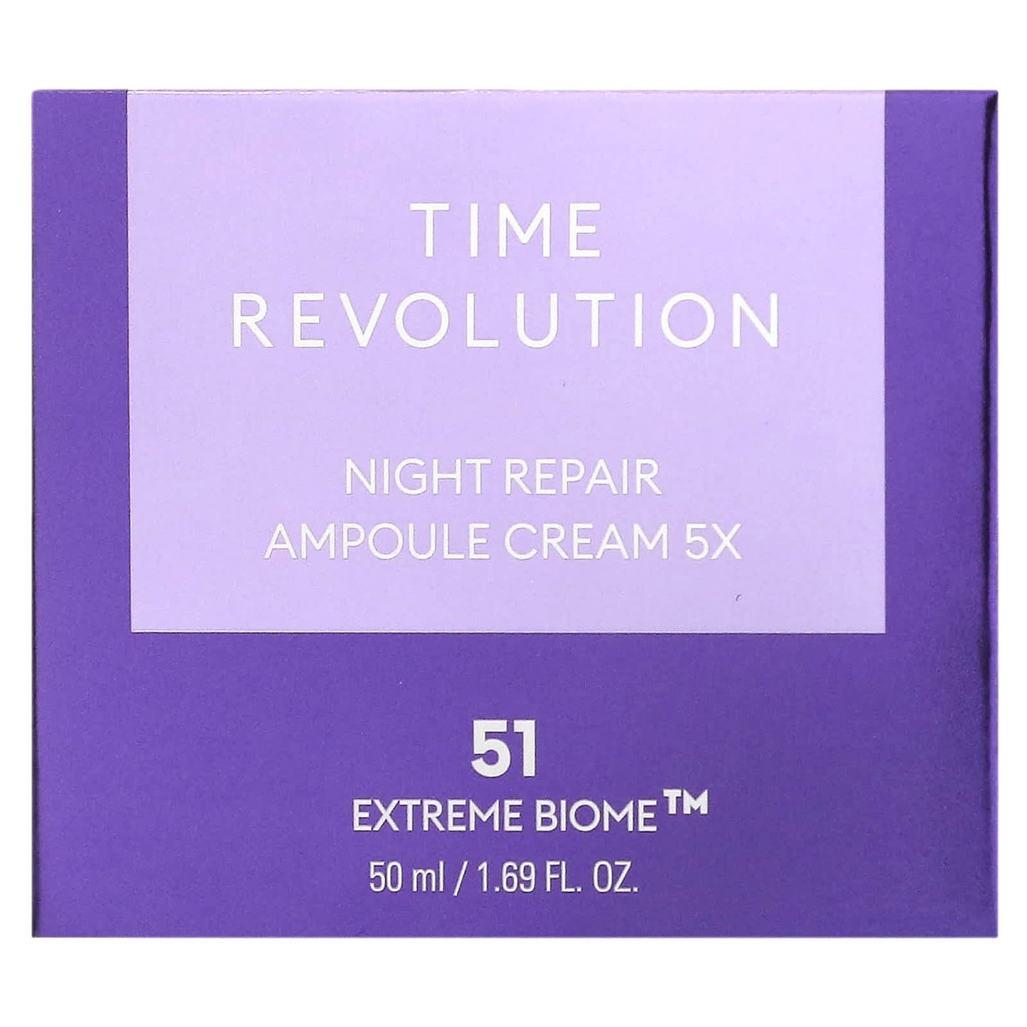 Missha, Time Revolution, Night Repair Ampoule Cream 5x, 1.69 fl oz (50 ml) - Image 2
