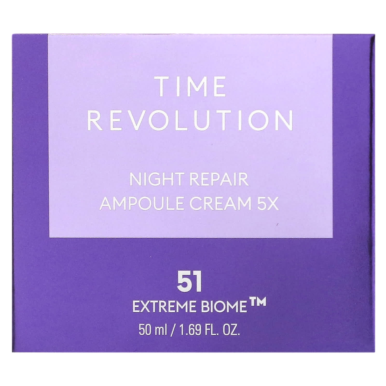 Missha, Time Revolution, Night Repair Ampoule Cream 5x, 1.69 fl oz (50 ml) - Image 2