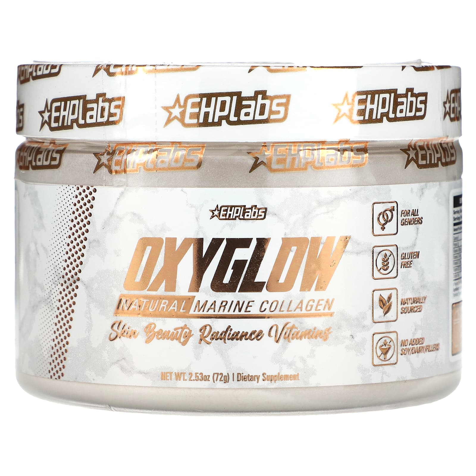 EHPlabs OxyGlow Marine Collagen Supplement 72g - Image 1