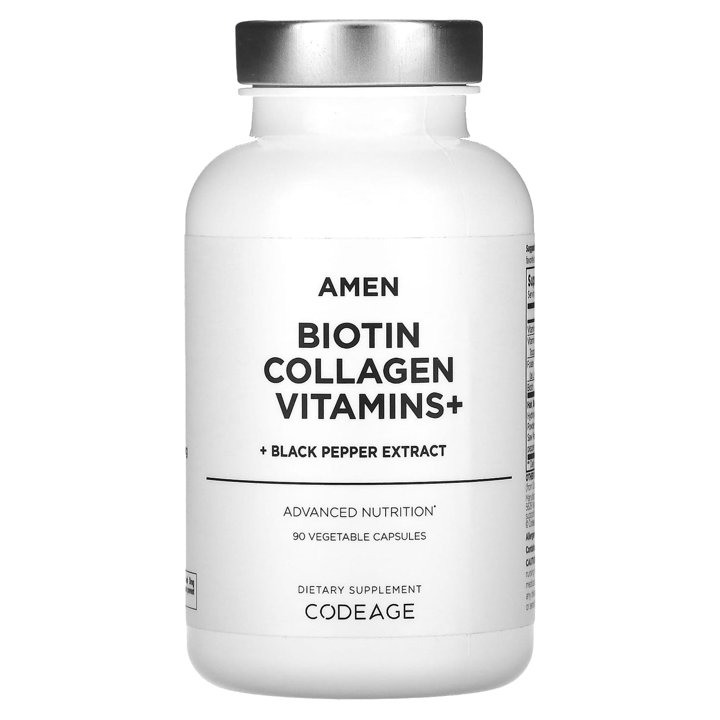 <strong>Amen Biotin Collagen Vitamins+</strong> | CodeAge - Image 1