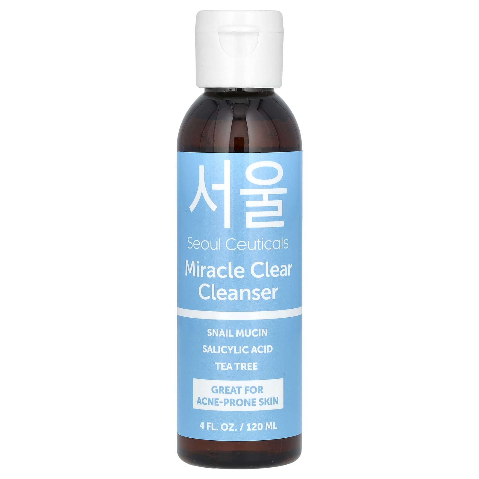 SeoulCeuticals, Miracle Clear Cleanser, 4 fl oz (120 ml) - Image 1