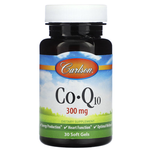 Carlson, Co-Q10, 30 Soft Gels