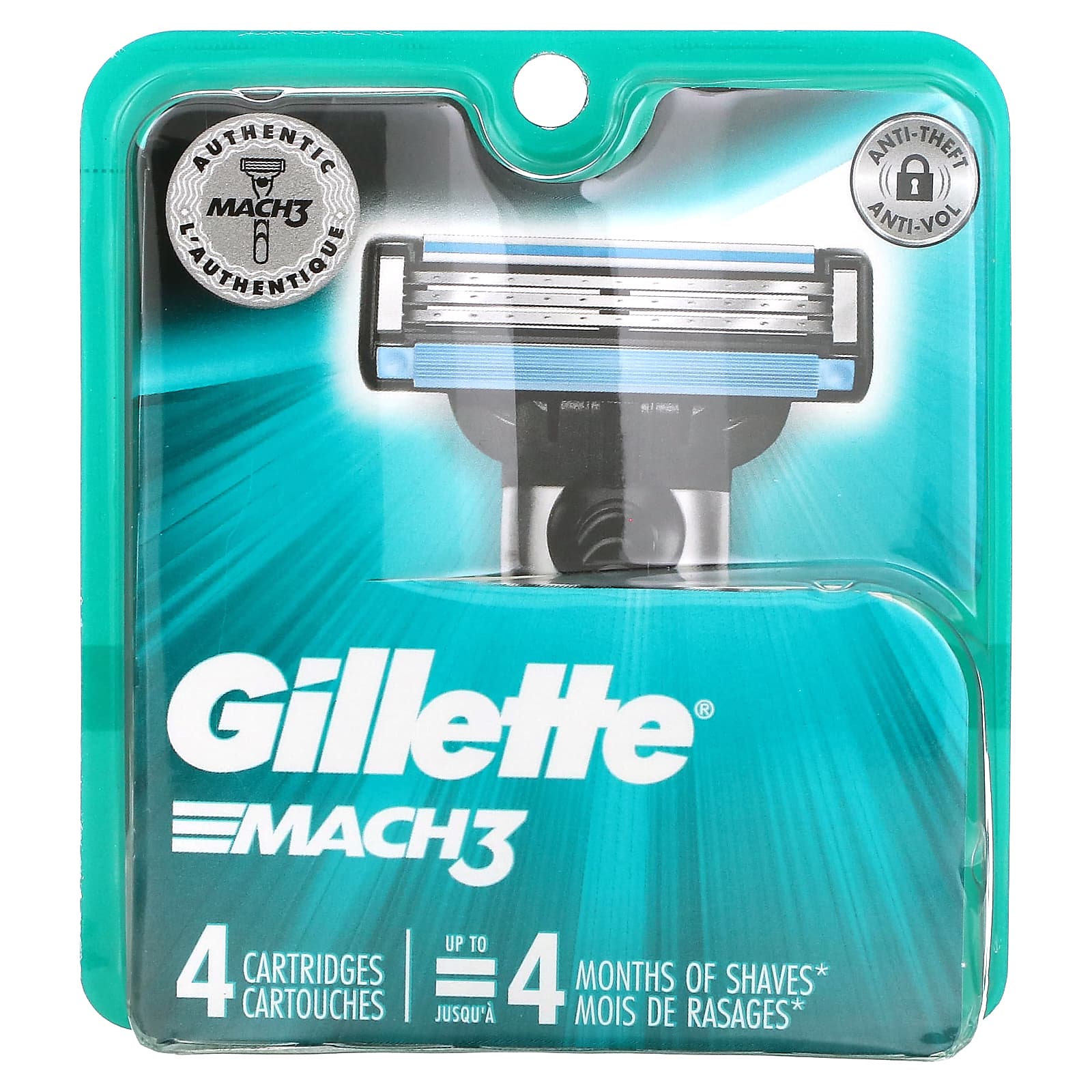 Gillette Mach3 4 Cartridges for Long-Lasting Shaves - Image 1