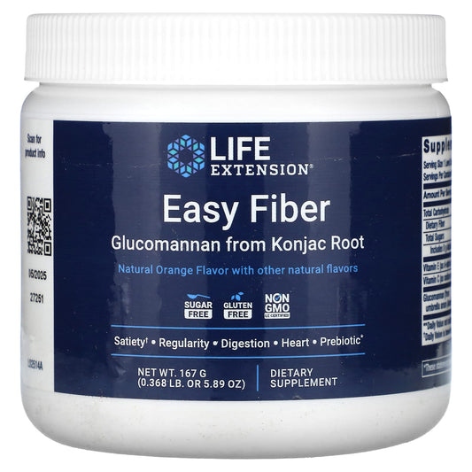 Life Extension, Easy Fiber, Natural Orange, 5.89 oz (167 g) - Image 1