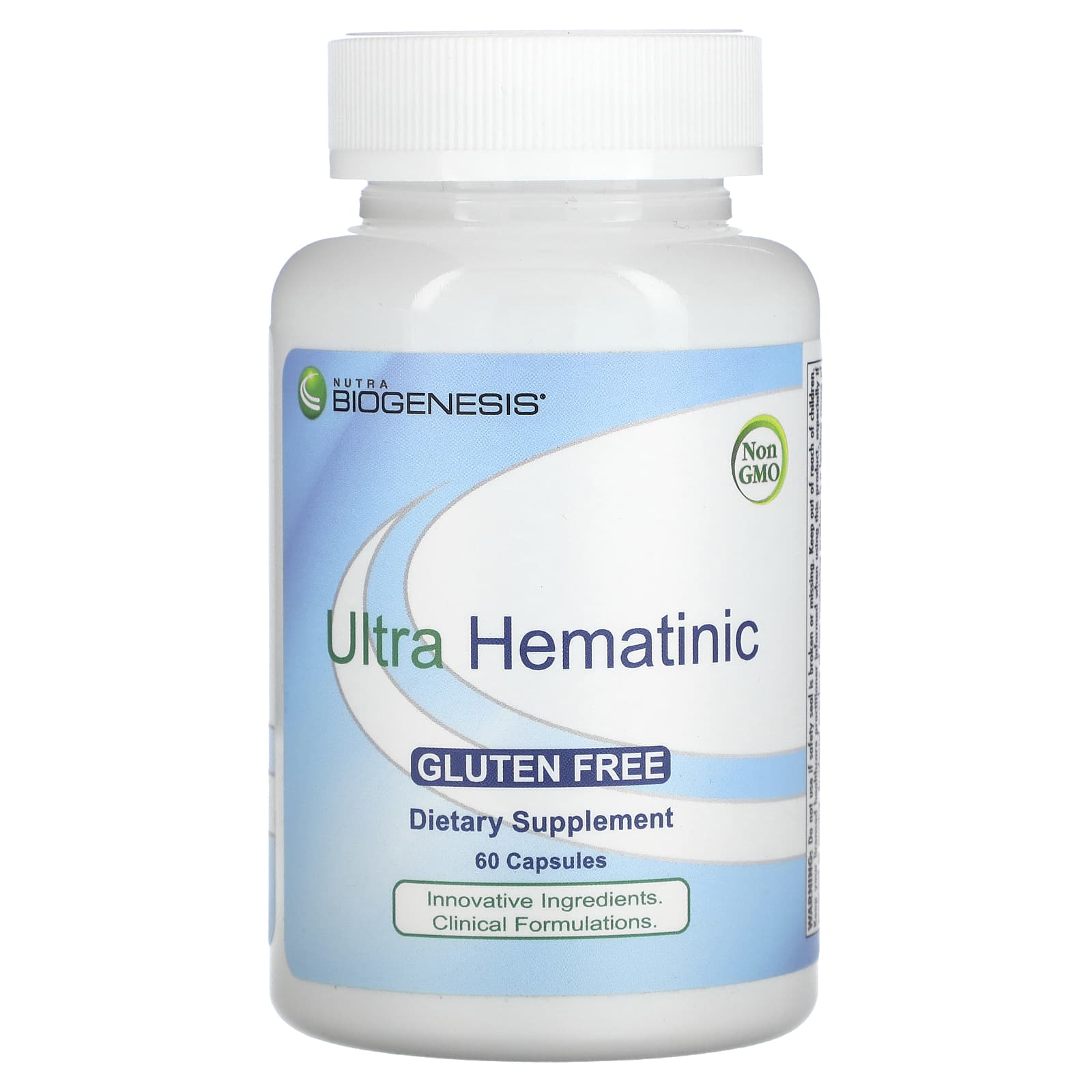 Nutra BioGenesis, Ultra Hematinic, 60 Capsules - Image 1