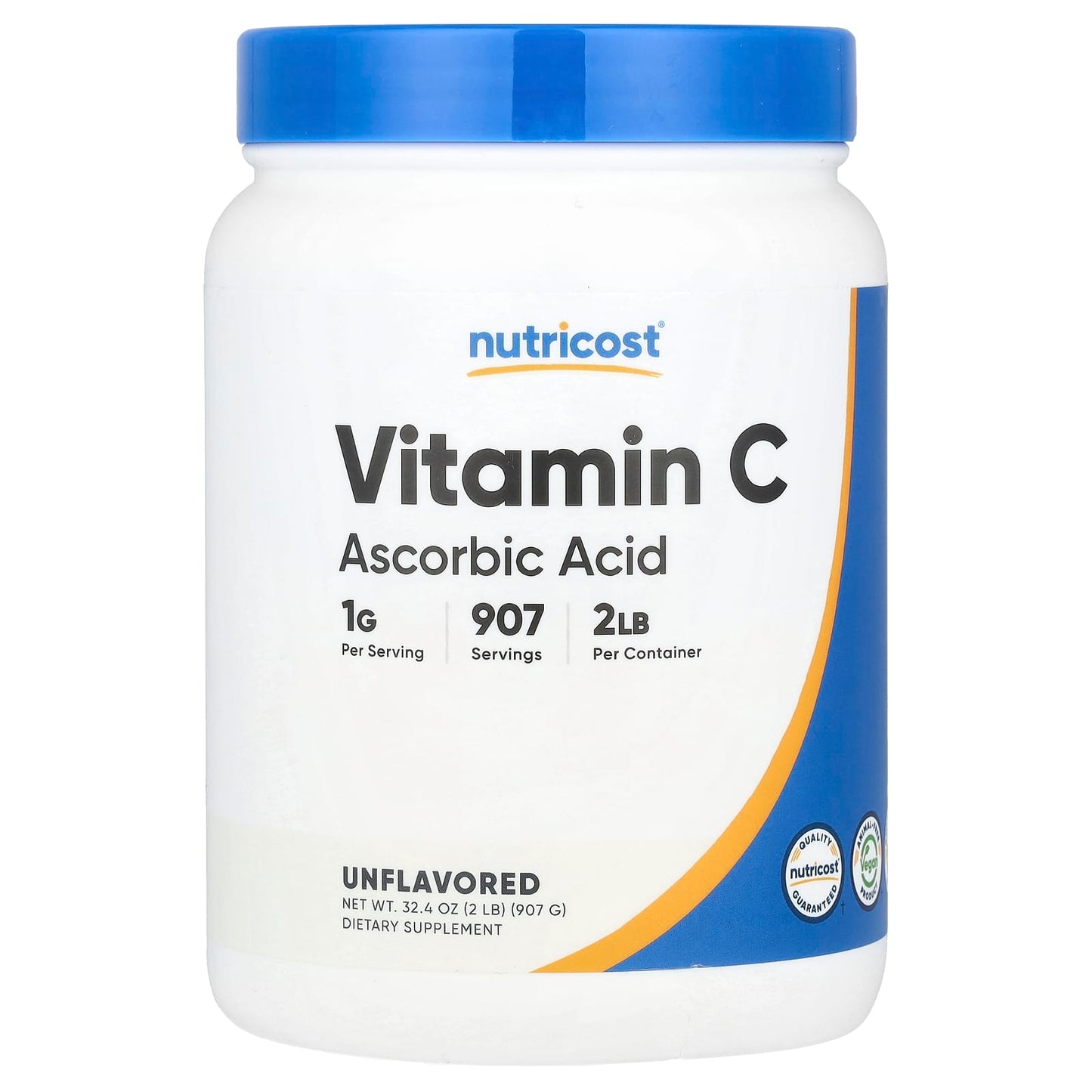Nutricost, Vitamin C, Unflavored, 32.4 oz (907 g) - Image 1