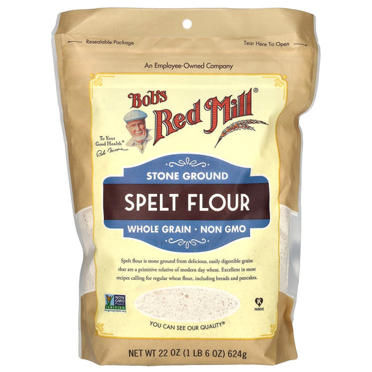 Whole Grain Spelt Flour by Bob's Red Mill - 22 oz (624g) - Image 1