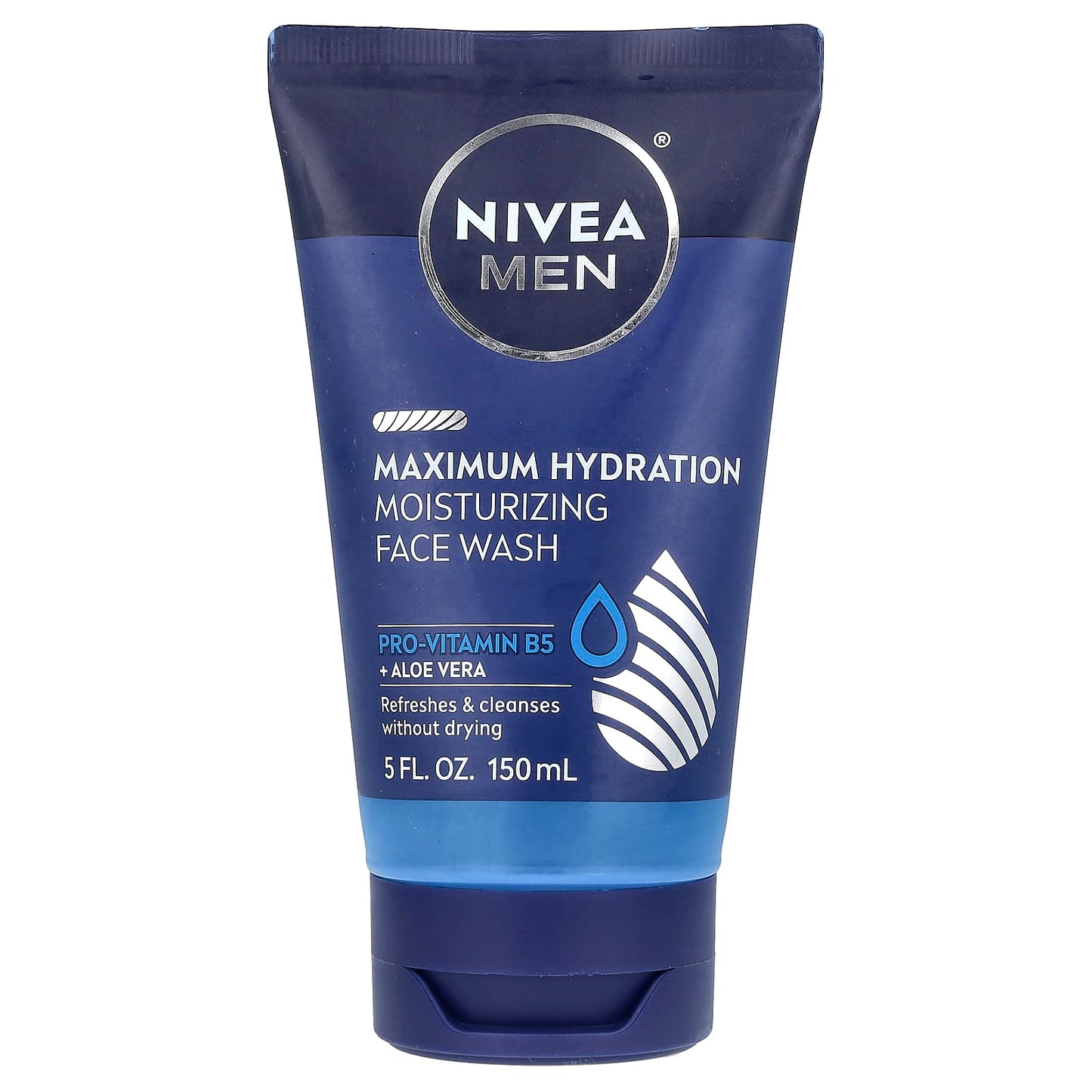 Nivea, Men, Maximum Hydration Moisturizing Face Wash, 5 fl oz (150 ml) - Image 1