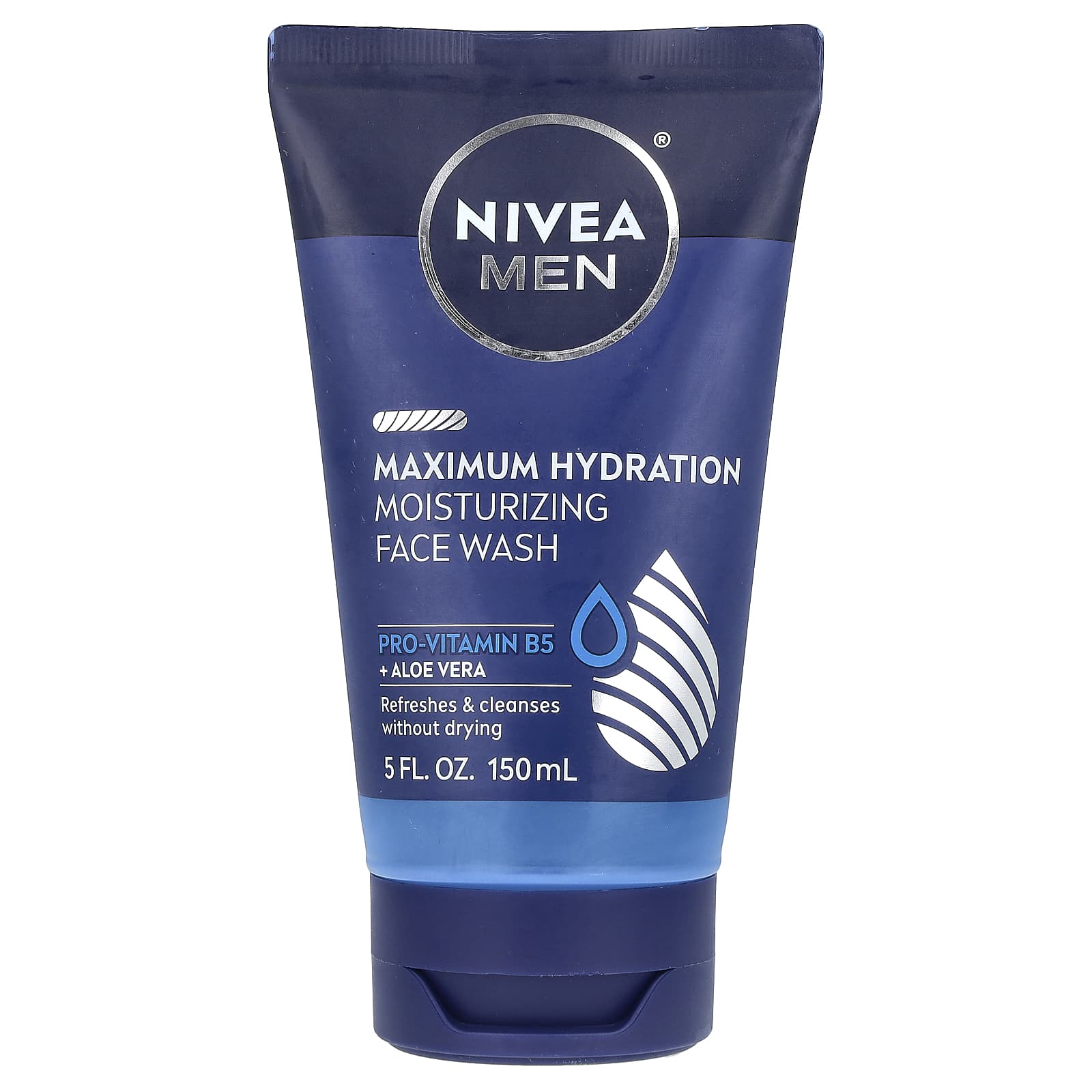 Nivea, Men, Maximum Hydration Moisturizing Face Wash, 5 fl oz (150 ml) - Image 1