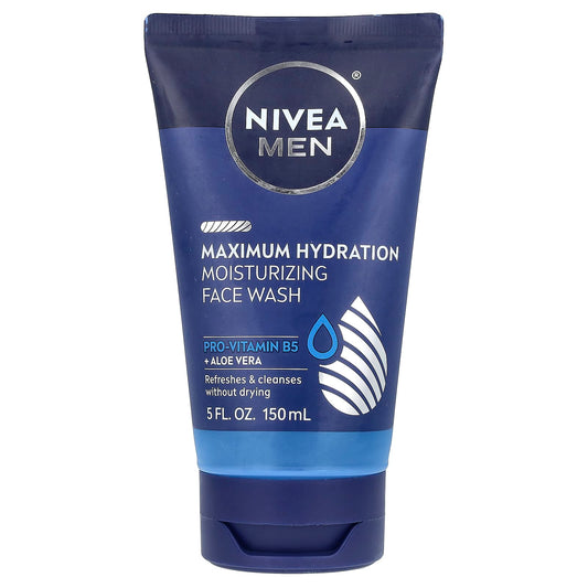 Nivea, Men, Maximum Hydration Moisturizing Face Wash, 5 fl oz (150 ml) - Image 1