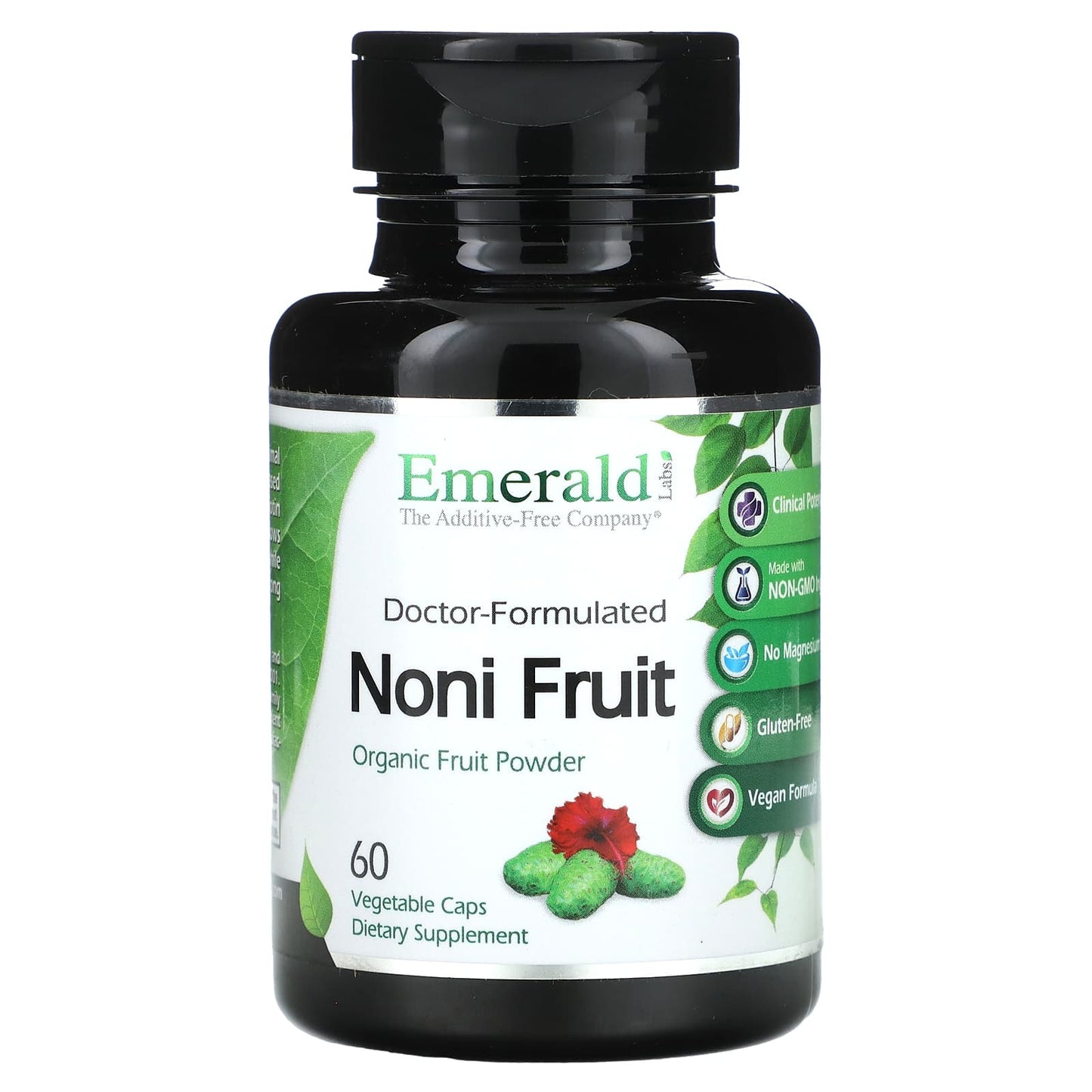 Emerald Laboratories Noni Fruit Capsules - 60 Veggie Capsules (500mg Each) - Image 1