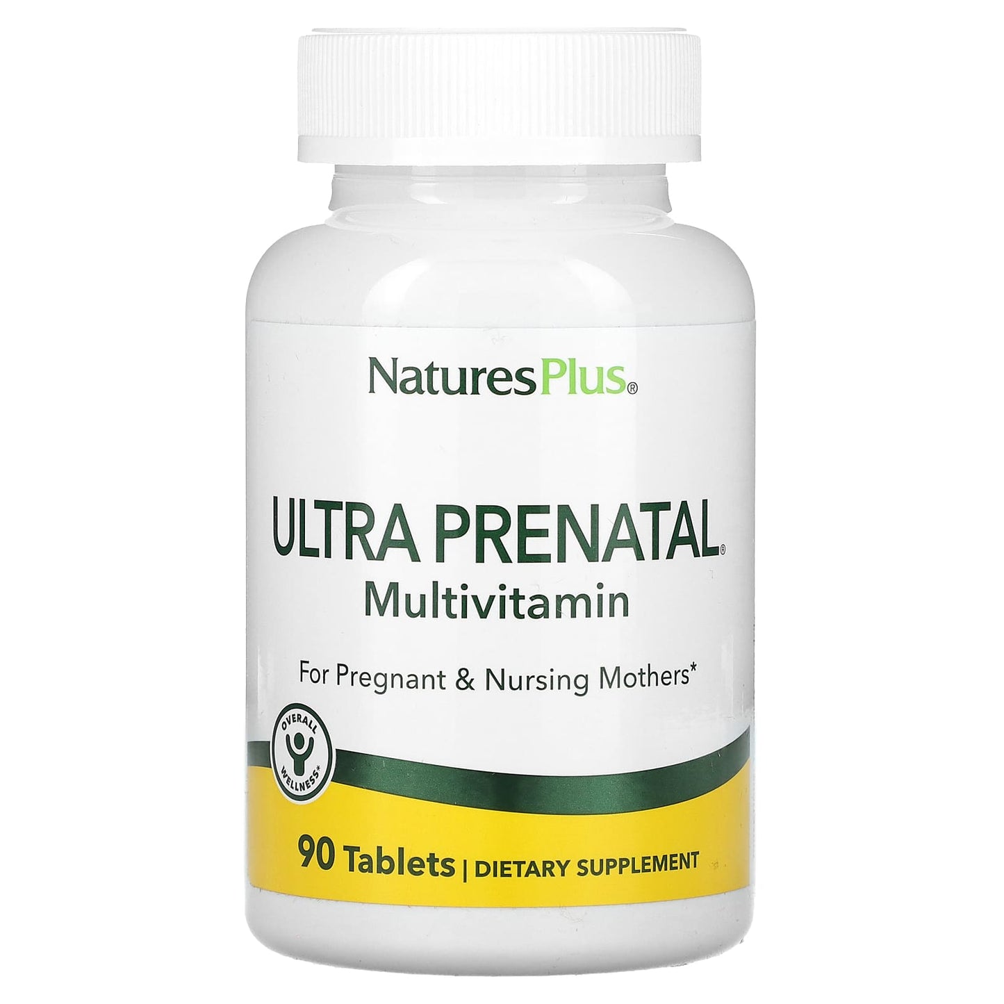 NaturesPlus, Ultra Prenatal Multivitamin, 90 Tablets - Image 1