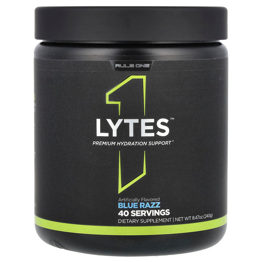 Rule One Proteins, Lytes, Blue Razz, 8.47 oz (240 g) - Image 1