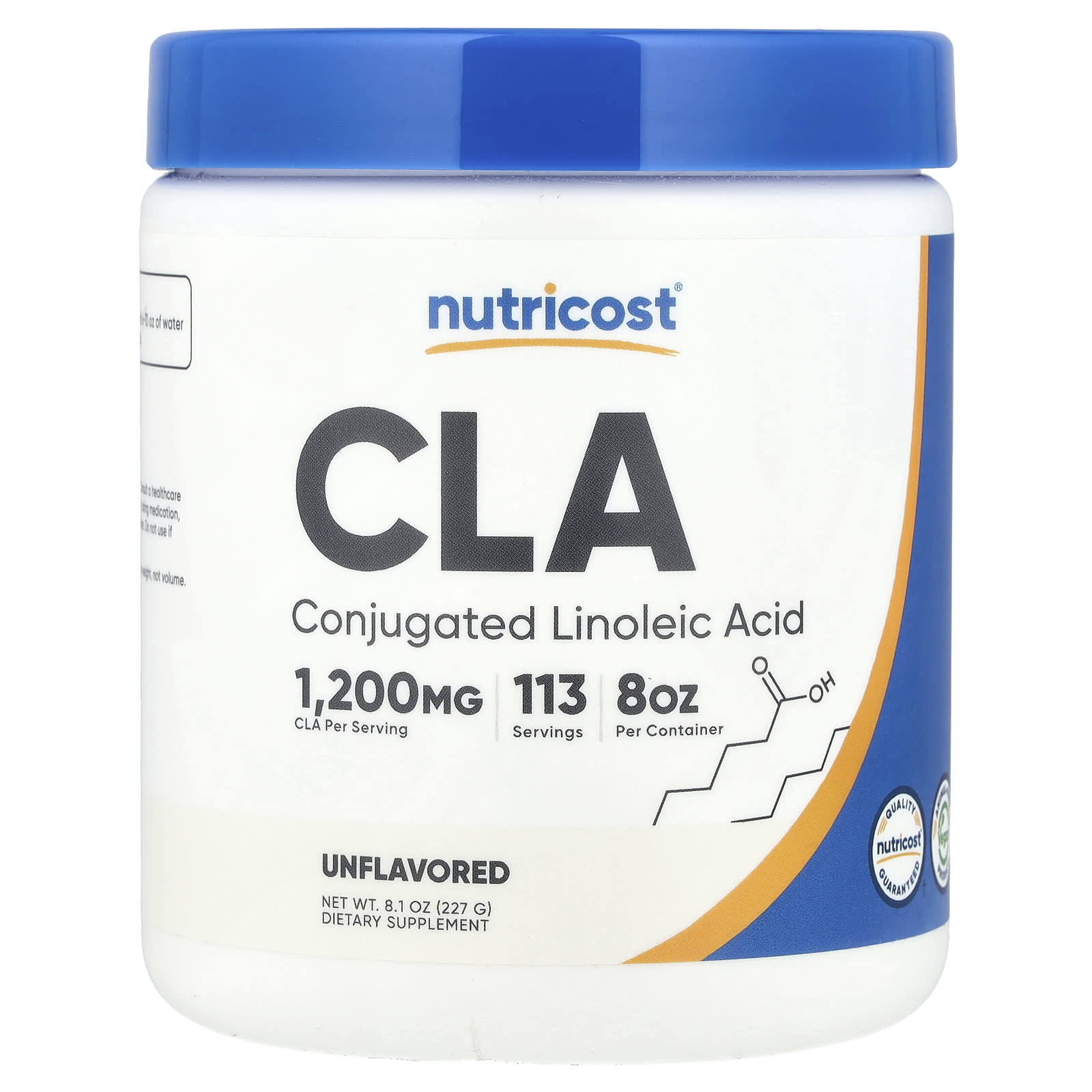 Nutricost, CLA, Unflavored, 8.1 oz (227 g) - Image 1