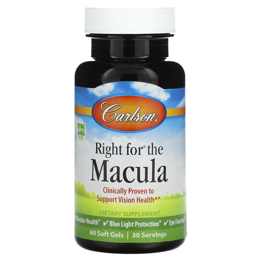 Carlson Macular Support Soft Gels for Eye Health & Blue Light Protection - Image 1