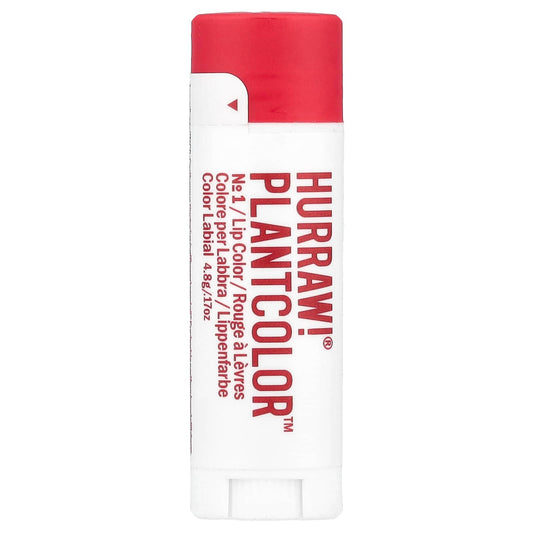 Organic Plant-Based Lip Color by Hurraw! Balm - Natural Lipstick - Image 1