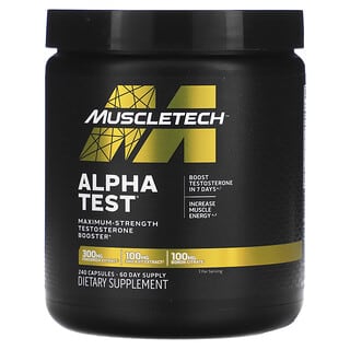 MuscleTech AlphaTest - Boost Testosterone in 7 Days