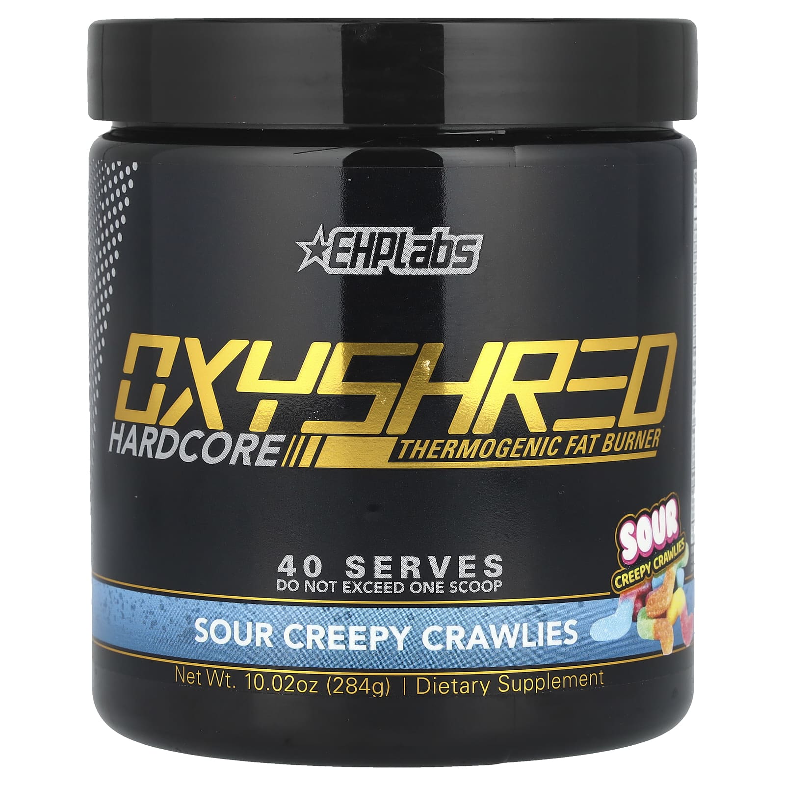 EHPlabs OxyShred Hardcore Thermogenic Fat Burner - 284g - Image 1
