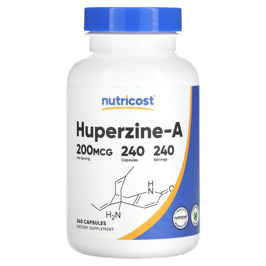 Nutricost, Huperzine-A, 200 mcg , 240 Capsules - Image 1