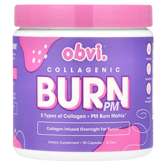 Obvi, Collagenic Burn PM, 90 Capsules - Image 1