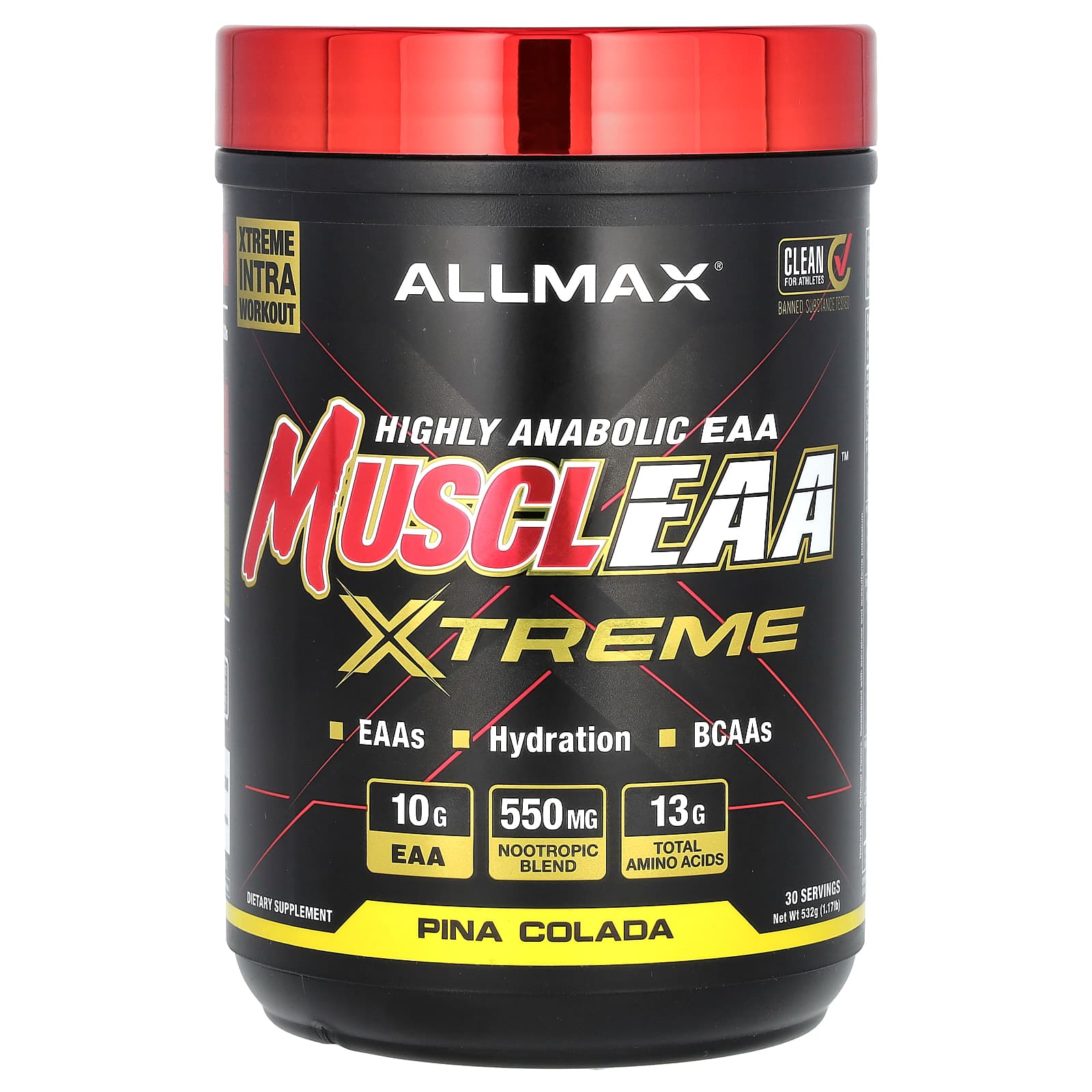 ALLMAX MUSCLEAA Xtreme Pina Colada - Intra Workout Supplement - Image 1