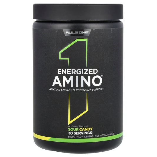 Rule One Proteins, Energized Amino, Sour Candy, 9.52 oz (270 g) - Image 1