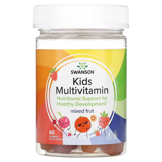 Swanson, Kids Multivitamin, Mixed Fruit, 60 Gummies - Image 1