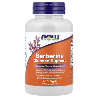 NOW Foods Berberine Glucose Support Supplement - 60 Softgels