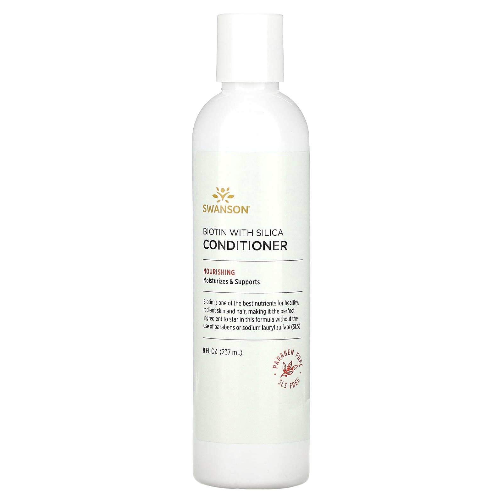 Swanson, Biotin with Silica Conditioner, 8 fl oz (237 ml) - Image 1