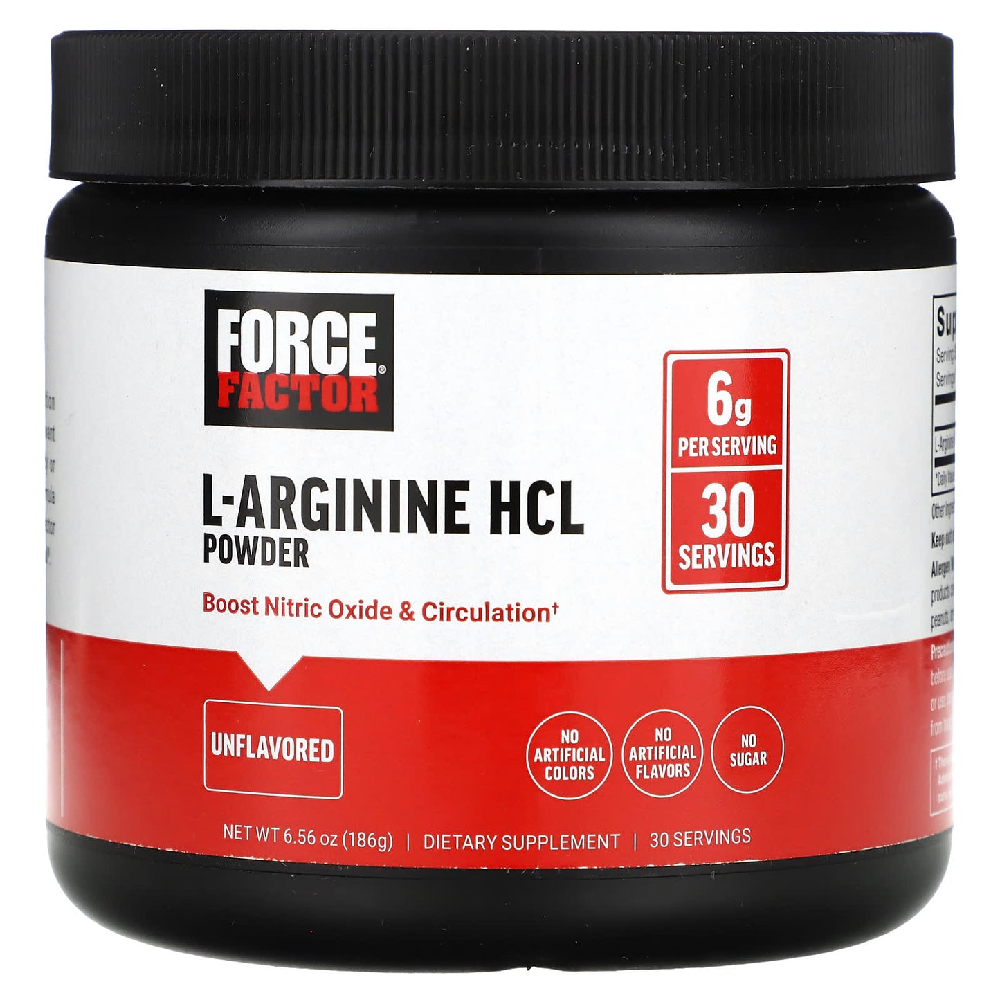 Unlock Improved Circulation with Force Factor L-Arginine HCL Powder - Image 1
