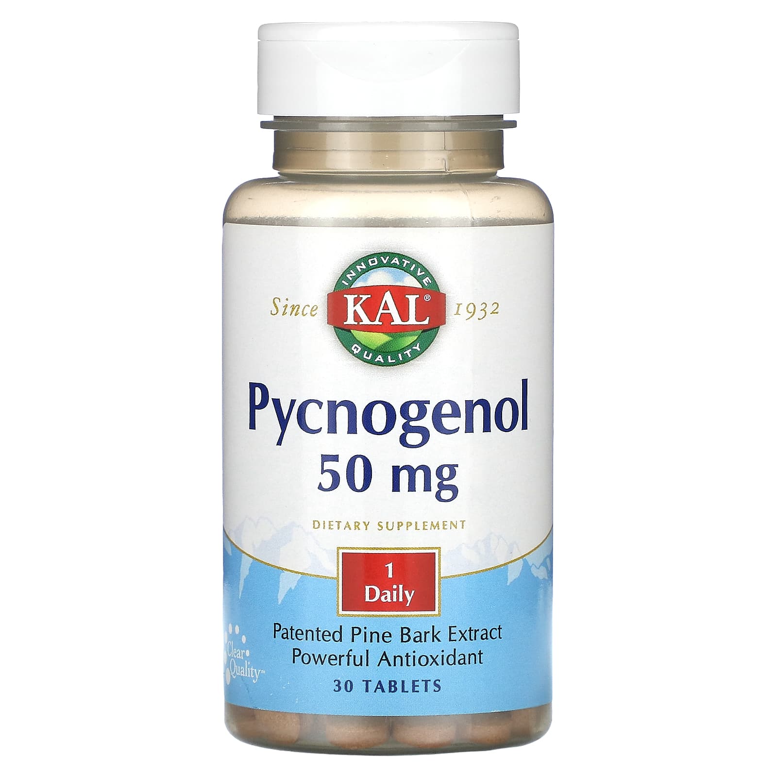 KAL, Pycnogenol, 50 mg, 30 Tablets - Image 1