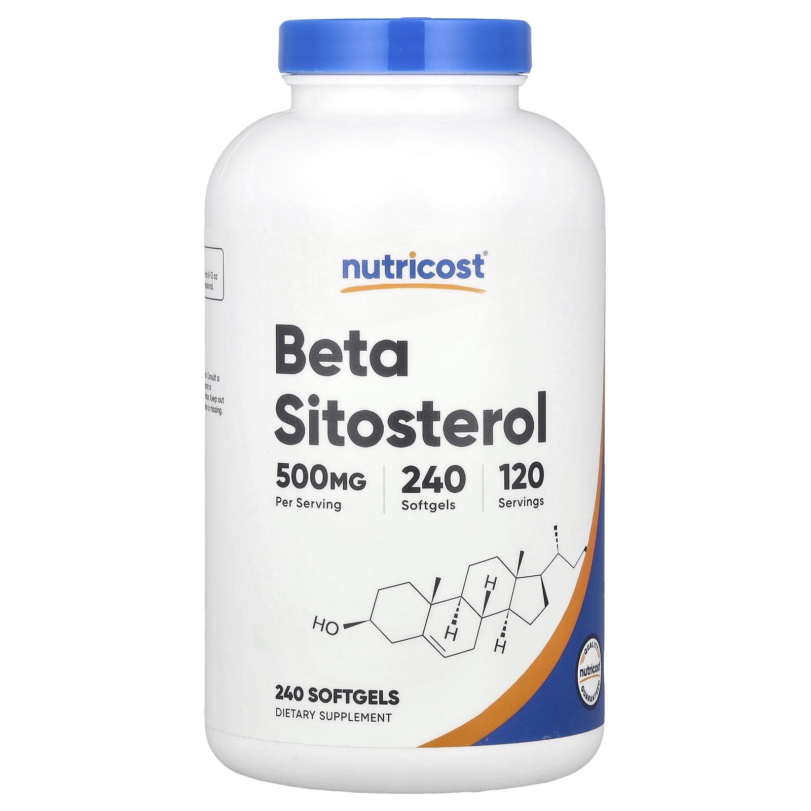 Nutricost, Beta Sitosterol, 240 Softgels (250 mg per Softgel) - Image 1