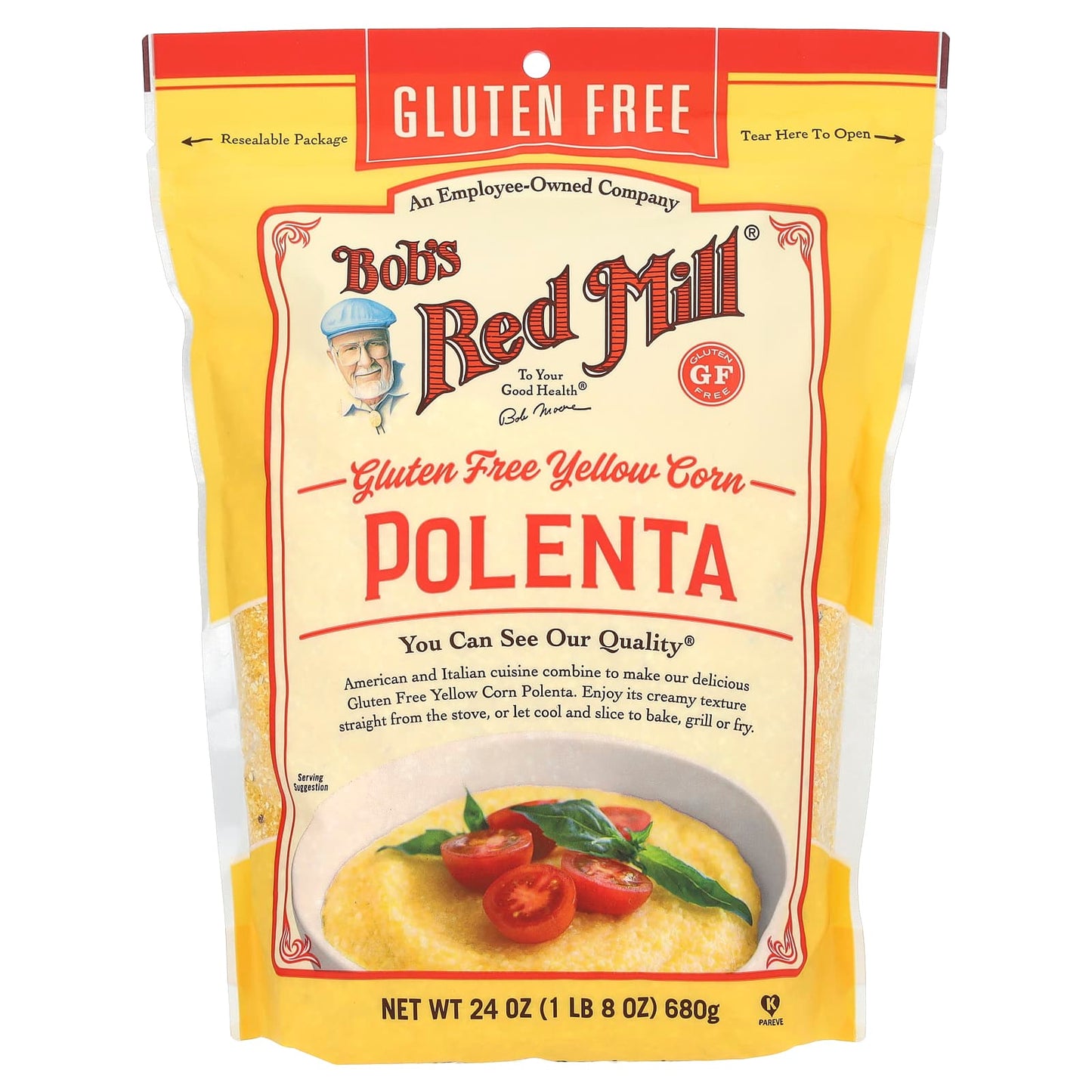Gluten-Free Yellow Corn Polenta by Bob's Red Mill - 24 oz - Image 1