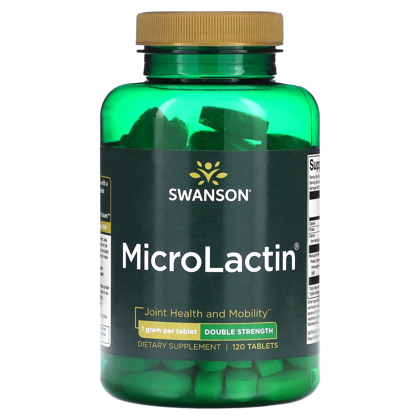 Swanson, MicroLactin, Double Strength, 1,000 mg, 120 Tablets - Image 1