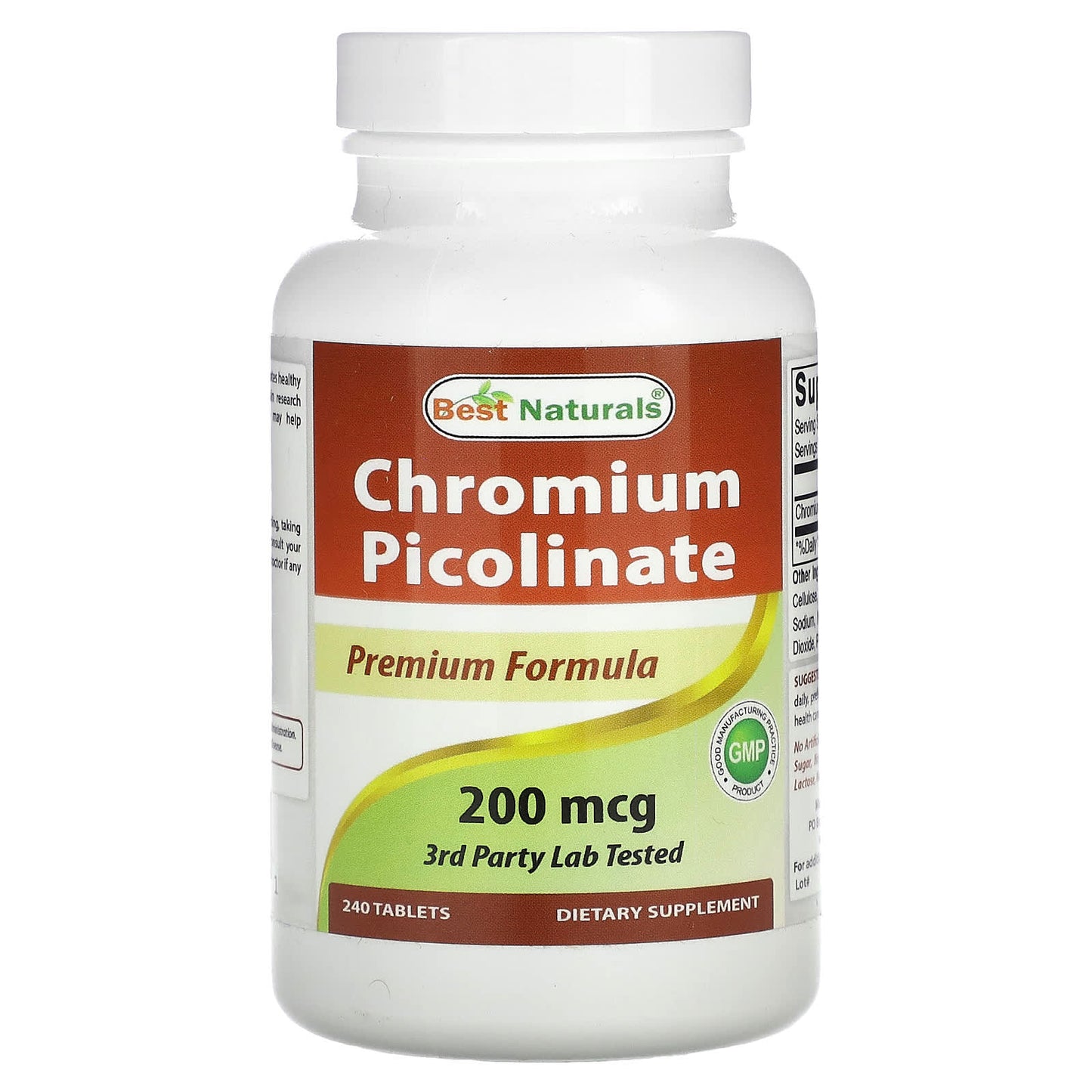 Chromium Picolinate Supplement for Healthy Blood Sugar & Weight - Image 1