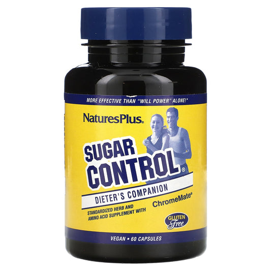 NaturesPlus, Sugar Control, Dieter's Companion, 60 Capsules - Image 1