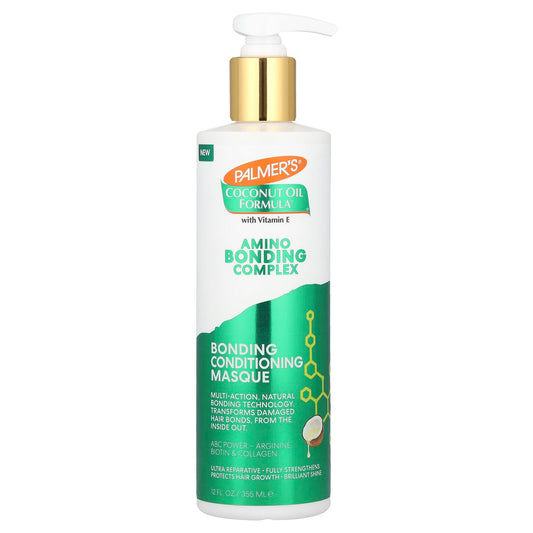 Palmer's, Coconut Oil Formula® with Vitamin E, Amino Bonding Complex, Bonding Conditioning Masque, 12 fl oz (355 ml) - Image 1