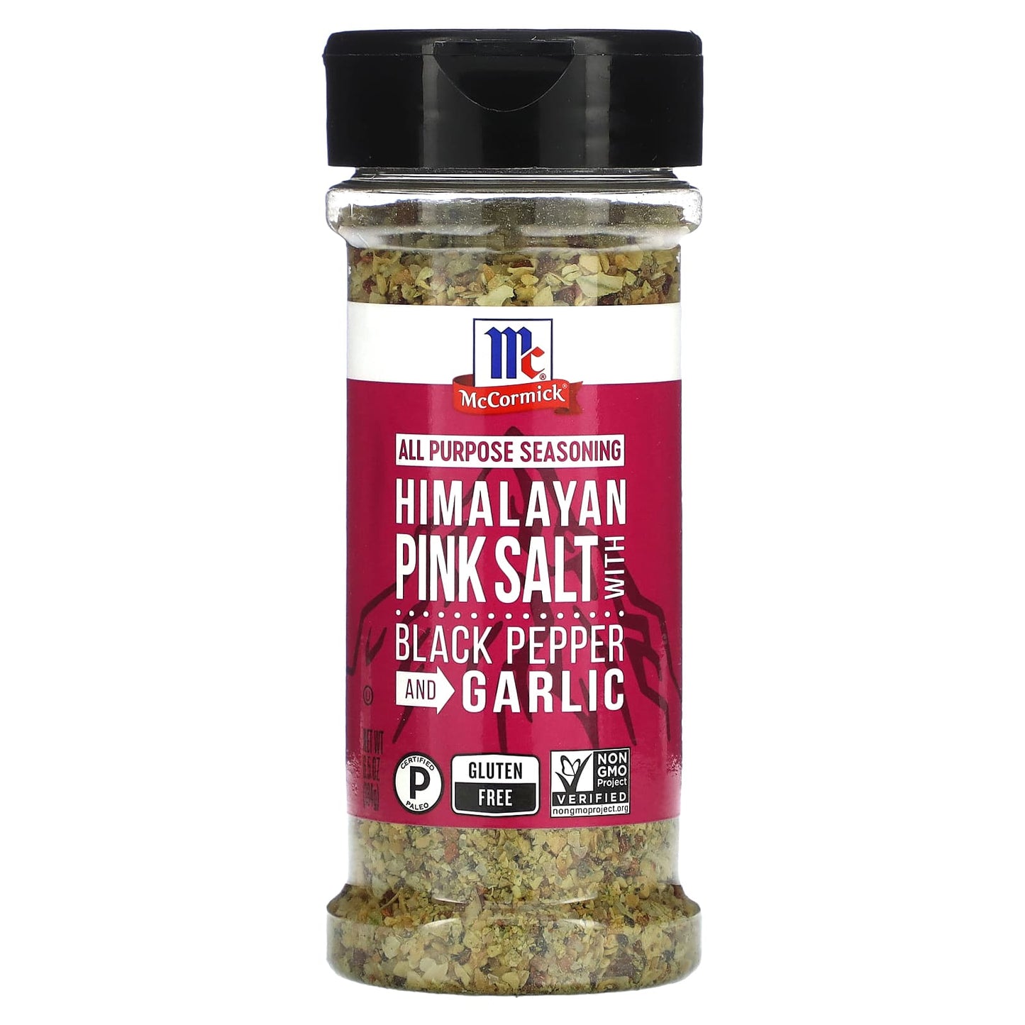 McCormick, All Purpose Seasoning, Himalayan Pink Salt with Black Pepper and Garlic, 6.5 oz (184 g) - Image 1