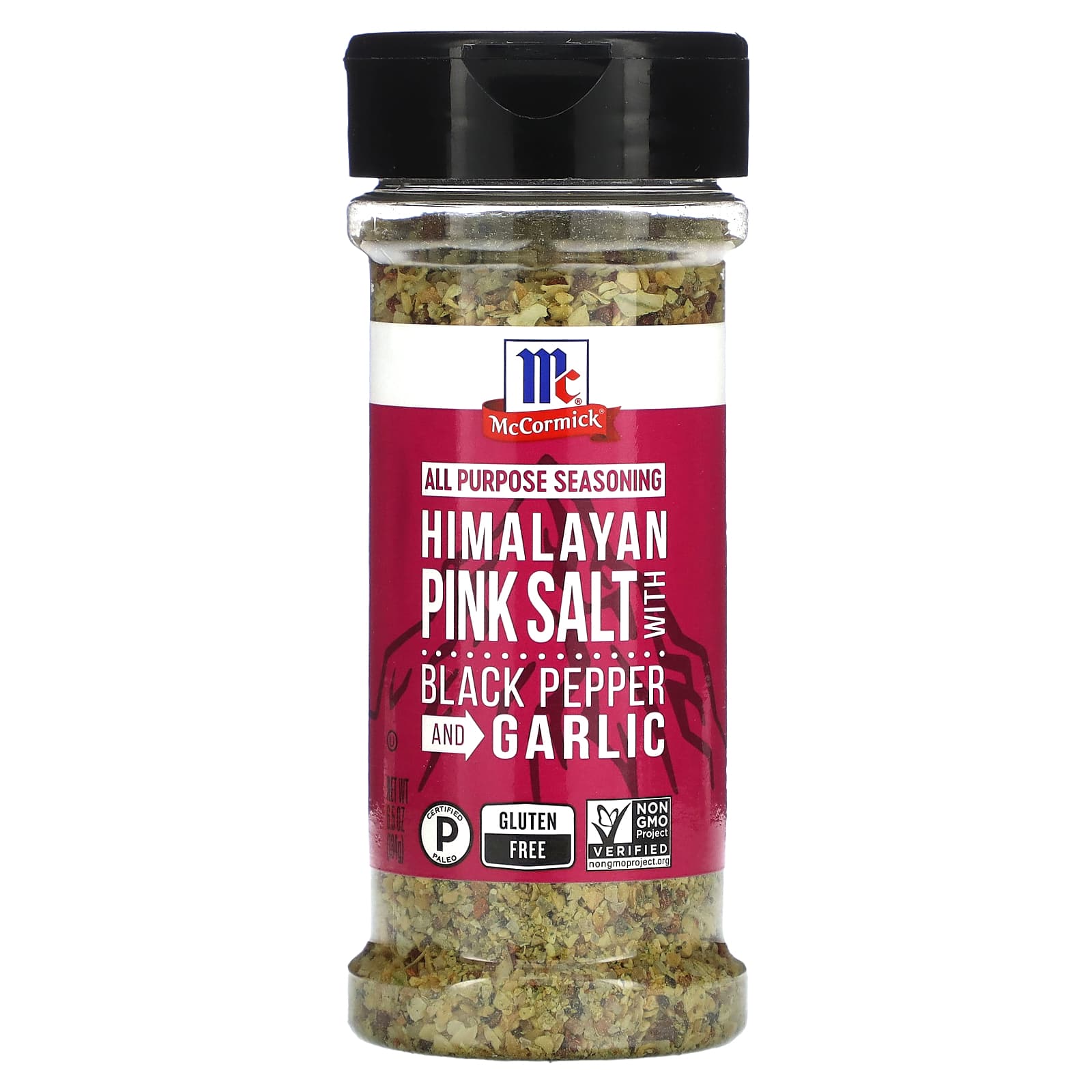 McCormick, All Purpose Seasoning, Himalayan Pink Salt with Black Pepper and Garlic, 6.5 oz (184 g) - Image 1