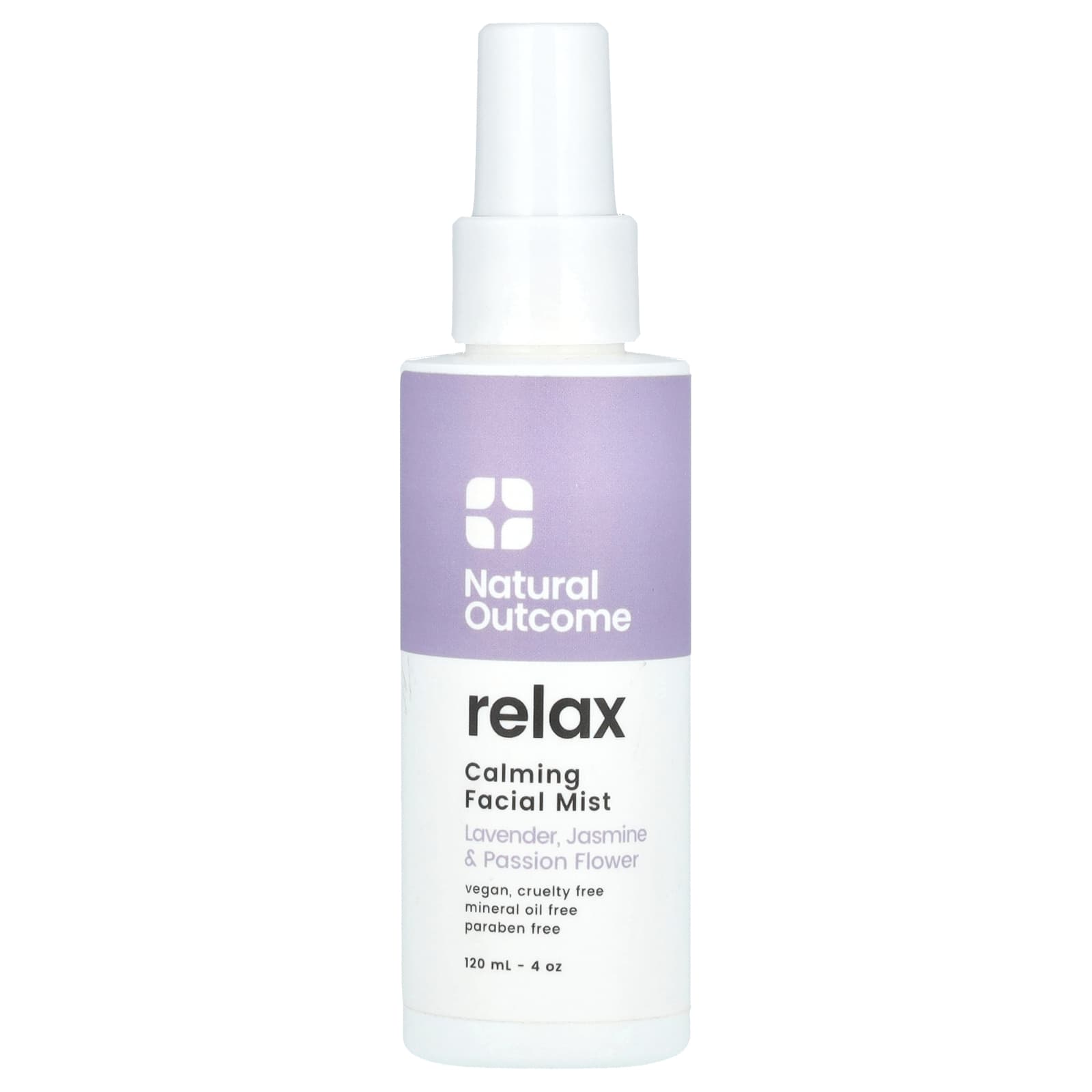 Natural Outcome, Relax, Calming Facial Mist, 4 oz (120 ml) - Image 1