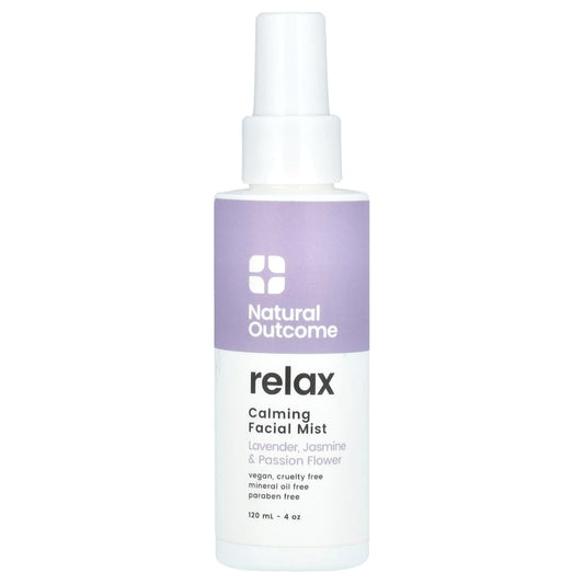 Natural Outcome, Relax, Calming Facial Mist, 4 oz (120 ml) - Image 1
