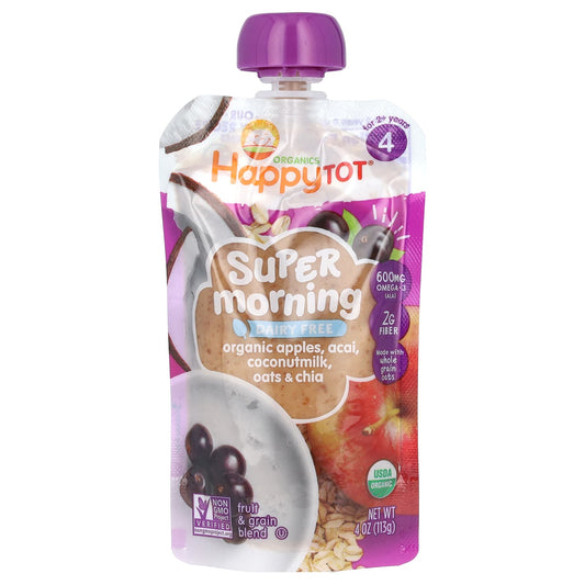 Happy Family Organics, Super Morning, Dairy Free, Organic Toddler Food - Image 1