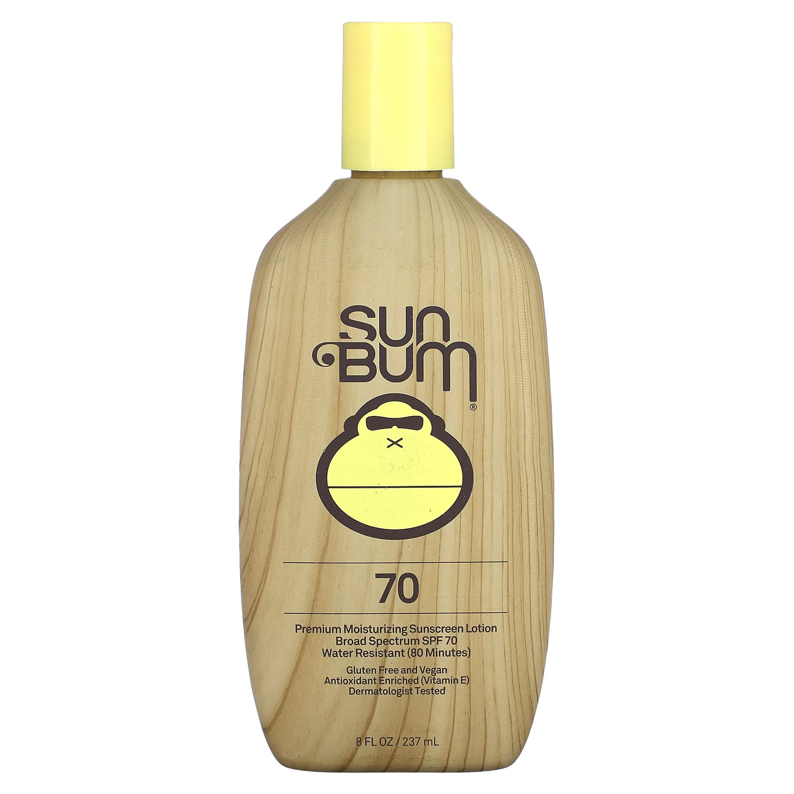 Sun Bum, Premium Moisturizing Sunscreen Lotion, SPF 70, 8 fl oz (237 ml) - Image 1
