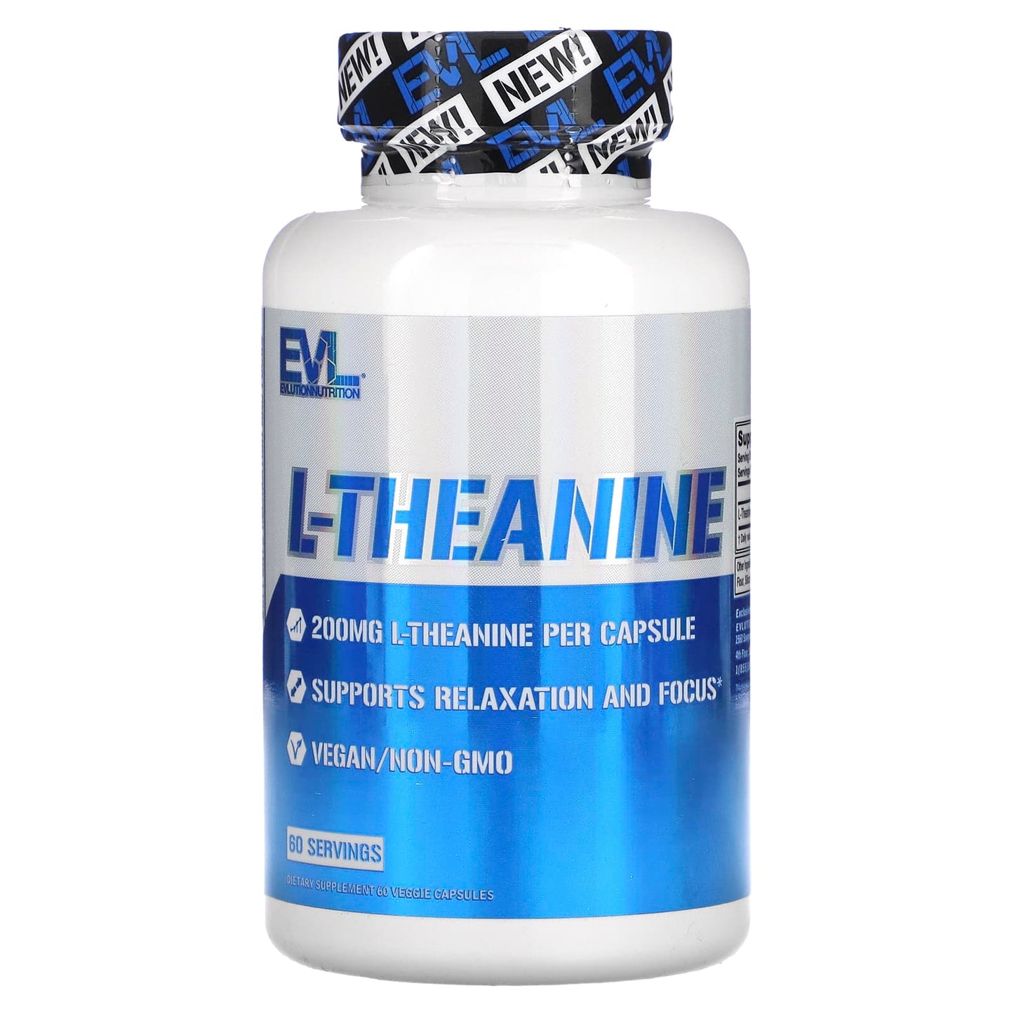 L-Theanine Relaxation & Focus Supplement by EVLution Nutrition - Image 1
