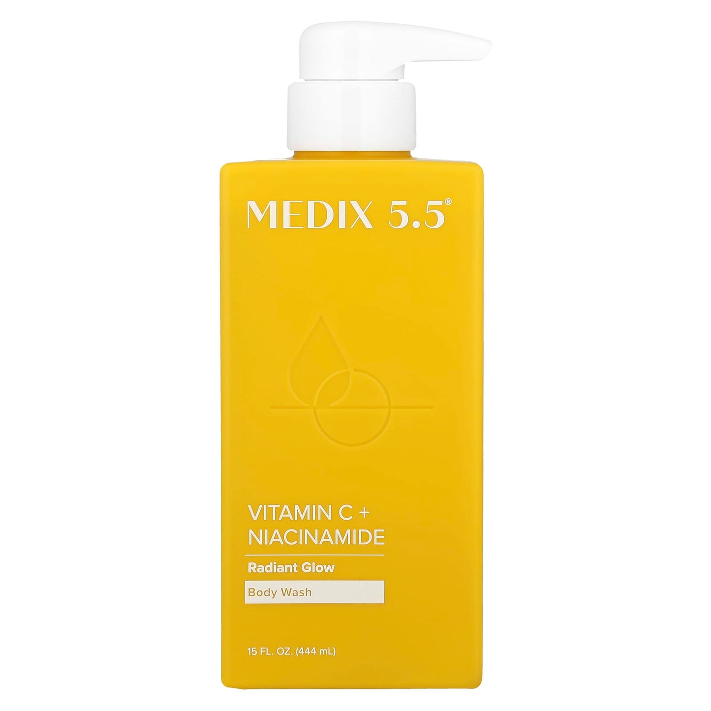 Medix 5.5, Body Wash, Radiant Glow, Vitamin C + Niacinamide, 15 fl oz (444 ml) - Image 1
