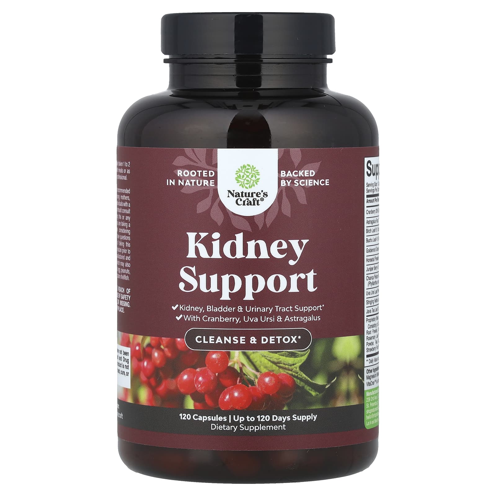 Nature's Craft, Kidney Support , 120 Capsules - Image 1