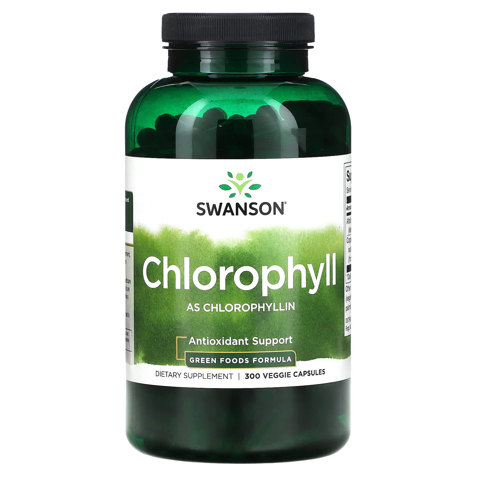 Swanson, Chlorophyll, 300 Veggie Capsules - Image 1