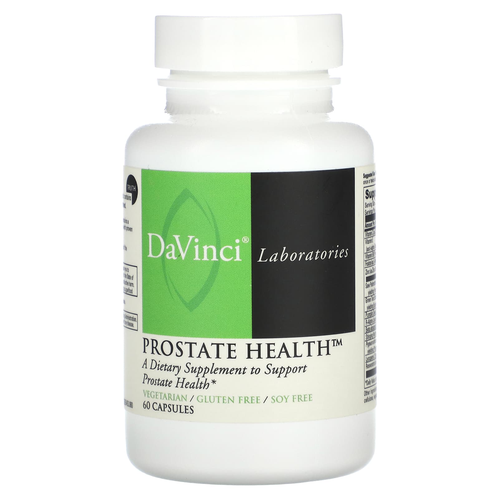 DaVinci Laboratories Prostate Health Supplement 60 Capsules - Image 1